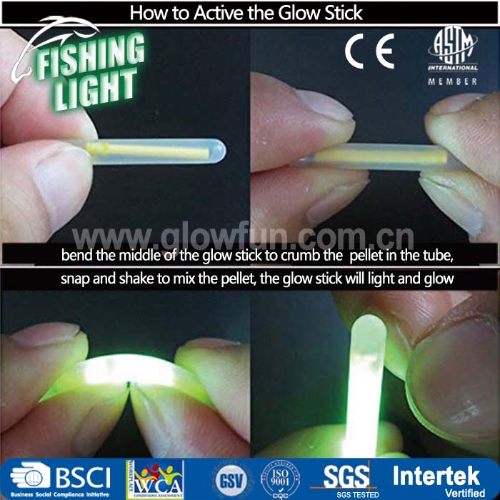 1 inch Bulb Fishing Glow Stick, Light Stick