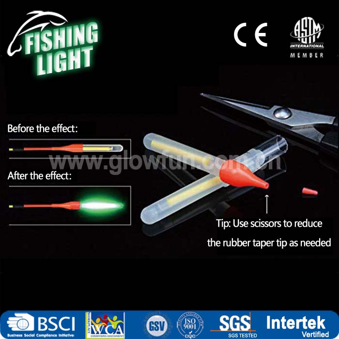 1.5 inch Powder Fishing Glow Stick,Light Stick