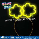 Flower Glow Stick Headwear, Glow Shemrock Shaped Hairpin